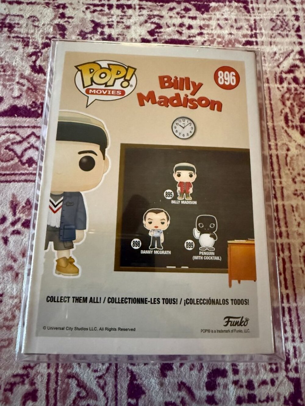 Funko Pop Billy Madison Target Exclusive #896 Vinyl Figure Protector Case New!!! - Picture 2 of 6